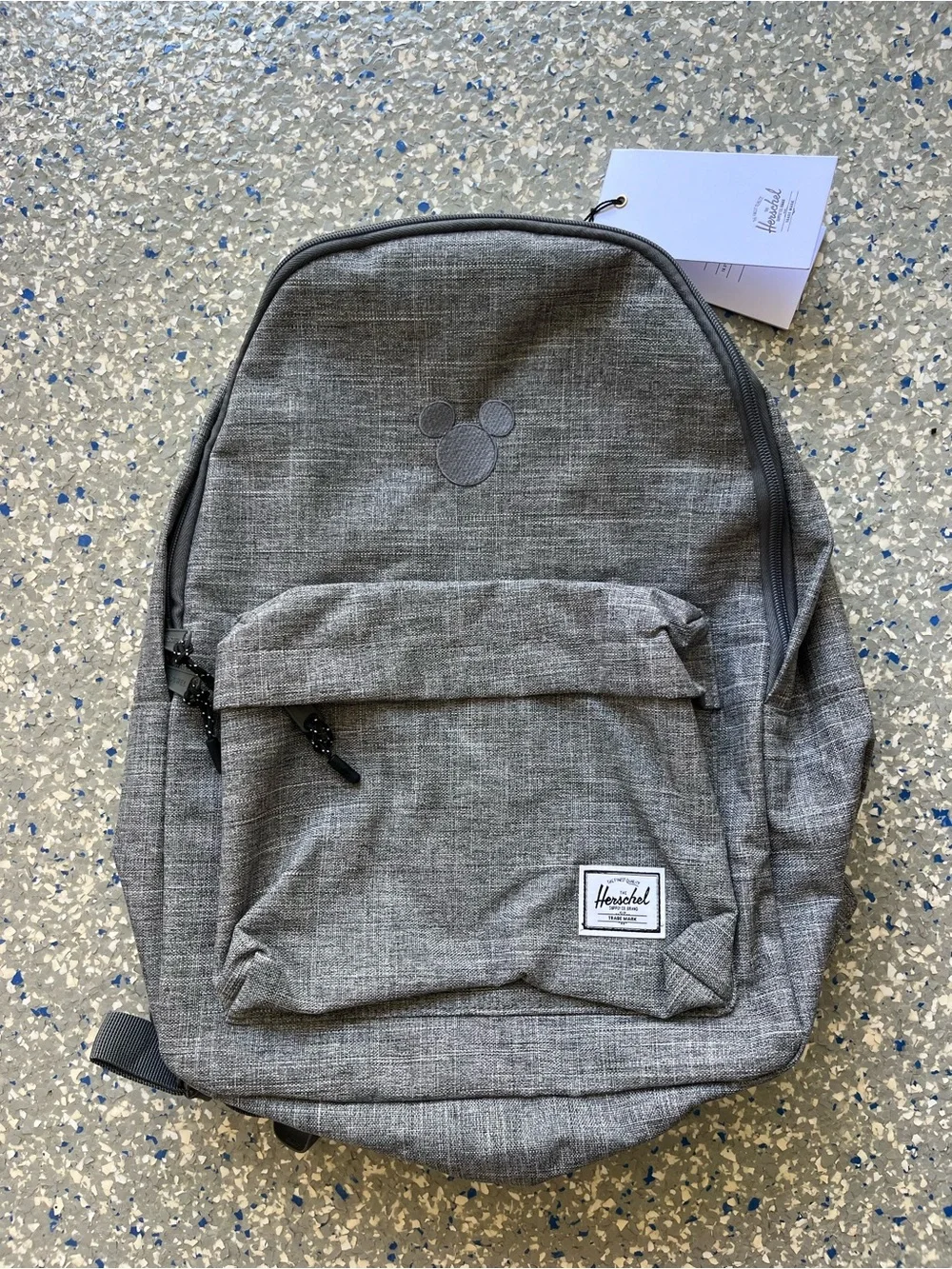 Herschel Supply Company x Disney | classic heather gray backpack | NWT